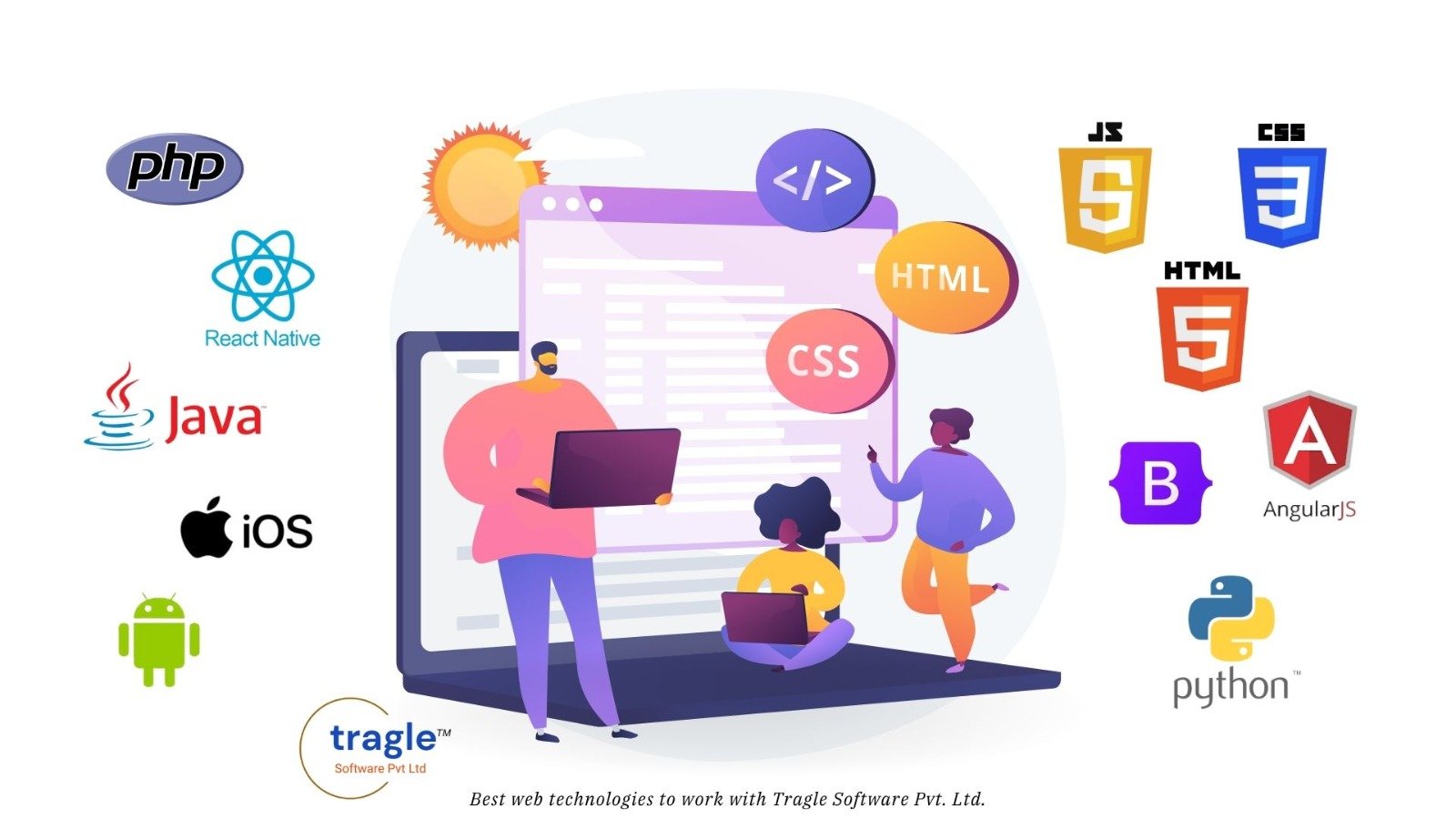 Best web development technologies to work with Tragle Software